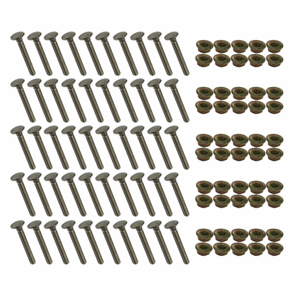Pacote 50 parafusos com porca