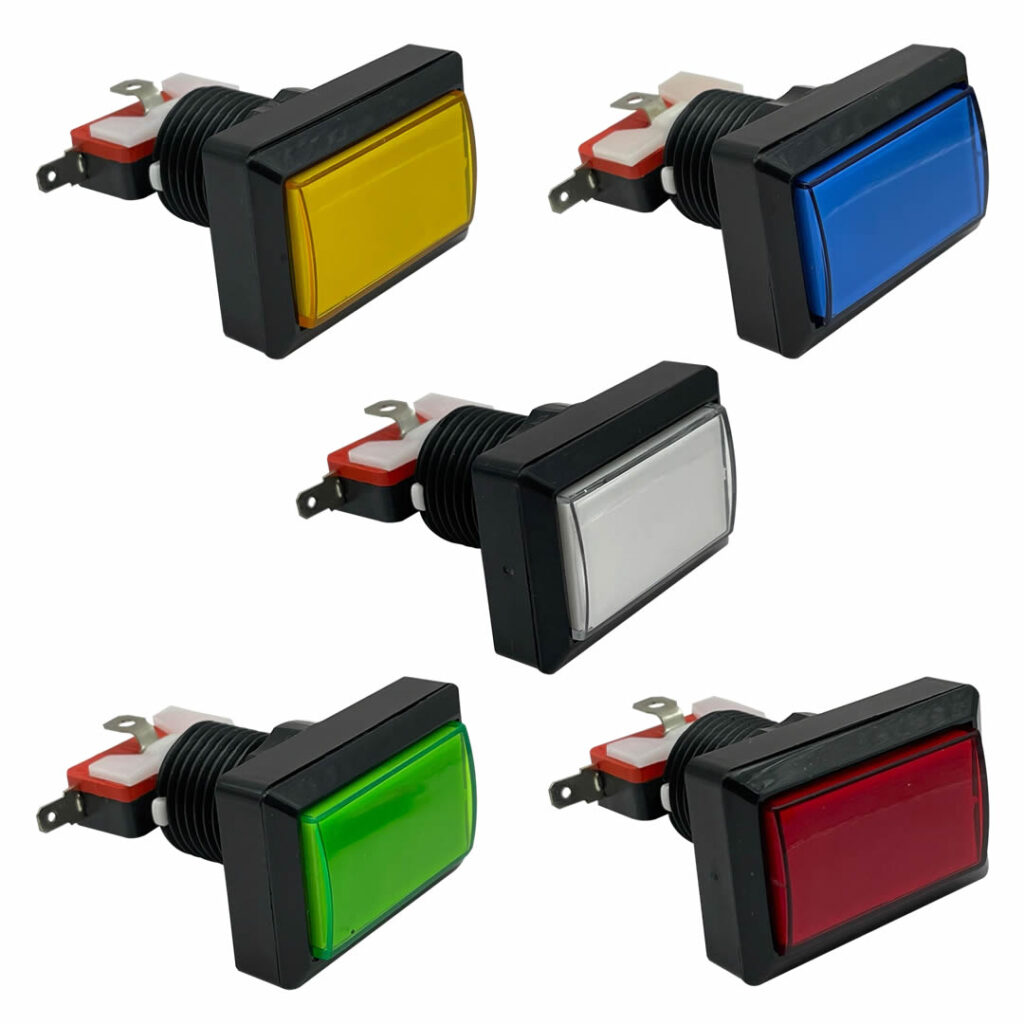 Botão Retangular com Led – Aegir